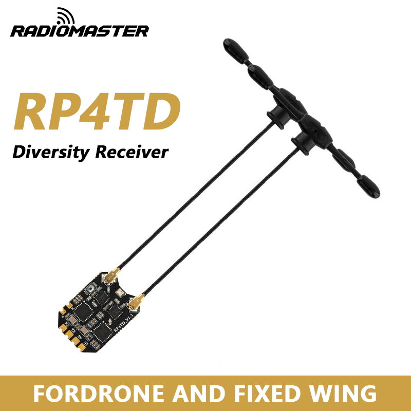 Drone Compass - RadioMaster RP4TD ExpressLRS 2.4GHz 다이버시티 수신기(FPV