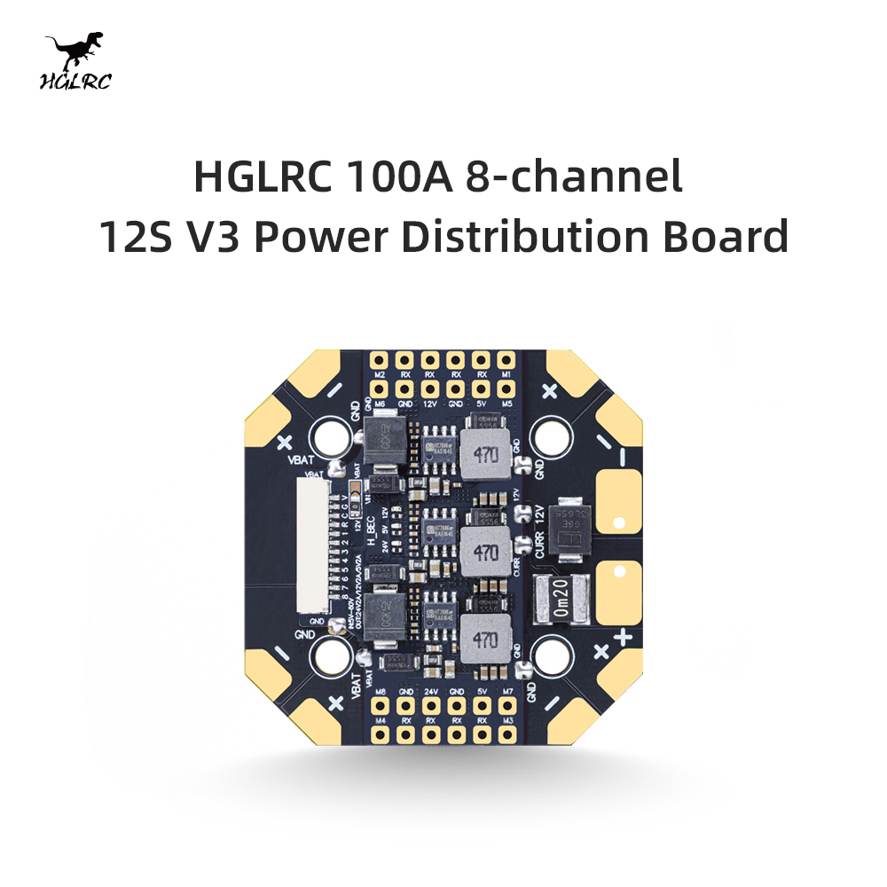 HGLRC 100A 8-웨이 12S V3 PDB 전원  - Drone Power Distribution Board 리뷰 및 가격